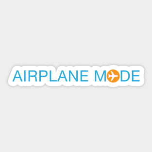 Airplane Mode Sticker